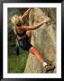 A Woman Begins Her Rock Climbing Journey by Barry Tessman Limited Edition Pricing Art Print