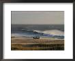 Wind, Waves And Fisherman In An Suv On A Beach In The Outer Banks by Skip Brown Limited Edition Print