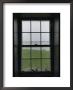 Looking Through The Window Of Historic Home To A Sailboat On The Sound, Stonington, Connecticut by Todd Gipstein Limited Edition Print