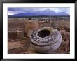 An Ancient Pottery Seed Jar, With Sleeping Ute Mountain In The Distance by Ira Block Limited Edition Print