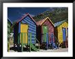 Colorful Changing Huts Line A South African Beach On The Cape by Tino Soriano Limited Edition Print