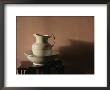 A Pitcher And Bowl On A Table At The Historic Okeefe Ranch by Michael S. Lewis Limited Edition Print
