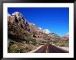 Mountains, Zion Canyon Scenic Drive, Zion National Park, U.S.A. by James Marshall Limited Edition Print