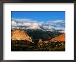 Garden Of The Gods And Pikes Peak At Sunrise, Colorado Springs, Colorado by Holger Leue Limited Edition Print
