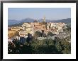 Ochre And Pastels At Sunset, Medieval Hilltop Town, Labin, Istria, Croatia by Ken Gillham Limited Edition Print