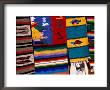 Traditional Blankets For Sale At Arts And Craft Store, Todos Santos, Mexico by Witold Skrypczak Limited Edition Print