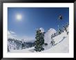 A Skier Catches Some Big Air On The Big Mountain by Bobby Model Limited Edition Print