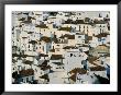 Whitewashed Village Houses Of Casares, Clinging To Steep Hillsides, Malaga, Andalucia, Spain by David Tomlinson Limited Edition Print