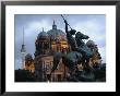 A Twilight View Of The Berlin Cathedral, Berlin Landmarks At Night by Jim Webb Limited Edition Pricing Art Print