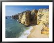 Dona Ana Beach And Coastline, Lagos, Western Algarve, Algarve, Portugal by Marco Simoni Limited Edition Print