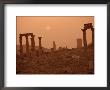 Silhouetted Ruins At Sunset, Palmyra, Syria by Dave Bartruff Limited Edition Pricing Art Print