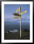 World Sign, Cape Reinga, Northland, North Island, New Zealand by Jeremy Bright Limited Edition Print
