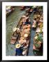 Vendors, Waterways And Floating Market, Damnern Saduak, Thailand by Bill Bachmann Limited Edition Pricing Art Print