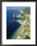 Chalk And Limestone Cliffs Between Lulworth And Durdle Door, Isle Of Purbeck, Dorset, England, Uk by Tony Waltham Limited Edition Print