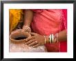 Woman's Hands On A Pottery Jug For Carrying Water, Thar Desert, Jaisalmer, Rajasthan, India by Philip Kramer Limited Edition Print