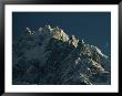 Mont Blanc At Evening With Ridgeline Seen Against Sky by George F. Mobley Limited Edition Print