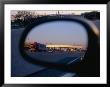 A Rearview Mirror Reflects A Busy Tollgate On The New Jersey Turnpike by Stephen St. John Limited Edition Pricing Art Print