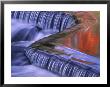 Bond Falls With Fall Color Reflections, Bruce Crossing, Michigan, Usa by Claudia Adams Limited Edition Print