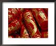 Red Decorative New Year's Fire Crackers, China by Frank Carter Limited Edition Print