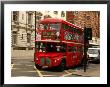 Double Decker Bus, London, England by Keith Levit Limited Edition Print