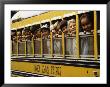 School Children Looking Out School Bus Windows by Len Rubenstein Limited Edition Print