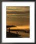 Man And His Dog Walking On 13Th Beach, Barwon Heads, Victoria, Australia by Bernard Napthine Limited Edition Pricing Art Print
