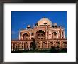 Mughal Architecture On Decorated Facade Of Humayun's Tomb, At Sunset, Delhi, India by Anders Blomqvist Limited Edition Print