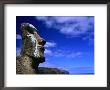 Traditional Moai Carved From Soft Volcanic Rock, Ahu Tongariki, Chile by Brent Winebrenner Limited Edition Print