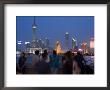 Dusk On The Bund Looking To Pudong Skyline, Shanghai, China by Greg Elms Limited Edition Pricing Art Print