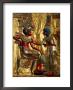 Gold Throne Depicting Tutankhamun And Wife, Egypt by Kenneth Garrett Limited Edition Print