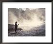 Man Fly-Fishing In Contoocook River, Henniker, Nh by David White Limited Edition Print