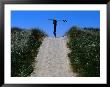 Surfer Carrying Board On Dunes At Long Point, Martha's Vineyard, Massachusetts, Usa by Lou Jones Limited Edition Pricing Art Print