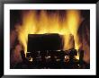 Log Burning In Fireplace by Chris Rogers Limited Edition Print