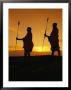 Silhouetted Laikipia Masai Guides On A Bush Safari by Richard Nowitz Limited Edition Pricing Art Print
