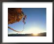 Rock Climber Dangling Off Of Cliff by Greg Epperson Limited Edition Print