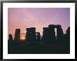 A View Of Stonehenge Silhouetted By The Setting Sun by Richard Nowitz Limited Edition Print