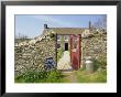 Cream Teas Sign Outside Cornish Farmhouse, Near Fowey, Cornwall, England, Uk by Nick Wood Limited Edition Print