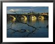 Dusk View Of Georgetown University Beyond Key Bridge Over The Potomac River by Raymond Gehman Limited Edition Pricing Art Print