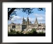 Cathedral From The Park, Santiago De Compostela, Unesco World Heritage Site, Galicia, Spain by Adam Woolfitt Limited Edition Print