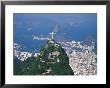 Rio De Janeiro With The Cristo Redentor In The Foreground And The Pao De Acucar In The Background by Marco Simoni Limited Edition Print