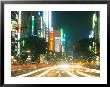 Traffic At Night, Ginza Area, Tokyo, Japan by Bill Bachmann Limited Edition Pricing Art Print