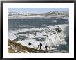 Gullfoss Waterfall In Winter, Golden Circle, Iceland, Polar Regions by Tony Waltham Limited Edition Print