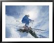 A Skier Crouches As He Takes A Leap Into The Air by Paul Chesley Limited Edition Pricing Art Print