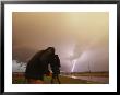 A Photographer Takes A Shot Of A Lightning Bolt by Peter Carsten Limited Edition Print