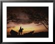 Horseback Rider Silhouetted On A Beach At Twilight, Costa Rica by Michael Melford Limited Edition Pricing Art Print