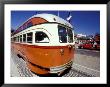 Pier 39, Fisherman's Wharf, Electric Trolley, San Francisco, California, Usa by William Sutton Limited Edition Print