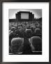 Cars Filling Lot At New Rancho Drive In Theater At Dusk Before The Start Of The Feature Movie by Allan Grant Limited Edition Pricing Art Print