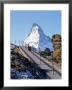 The Matterhorn, 4478M High, And Gornergrat Railway, Switzerland by Hans Peter Merten Limited Edition Pricing Art Print