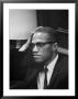 Malcolm X Waits At Martin Luther King Press Conference, 1964 by Marion S. Trikosko Limited Edition Pricing Art Print