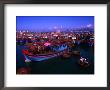 Colourful Fishing Boats Docked In The Harbour, Nha Trang, Khanh Hoa, Vietnam by John Banagan Limited Edition Print